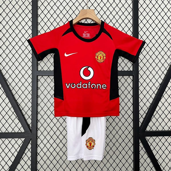 Camiseta Manchester United Replica Primera Ropa Niño Retro 2002 2004